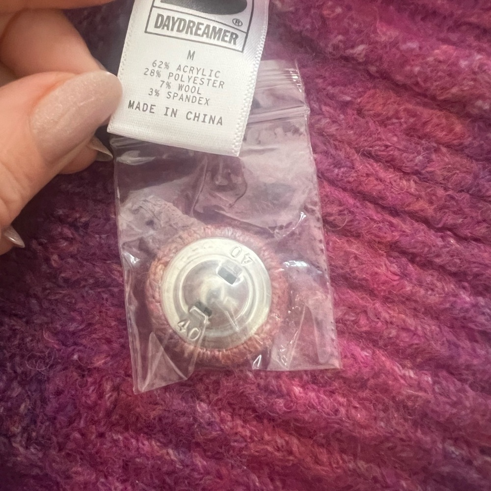 Daydreamer Purple and Pink ombré Cardigan - Picture 4 of 5